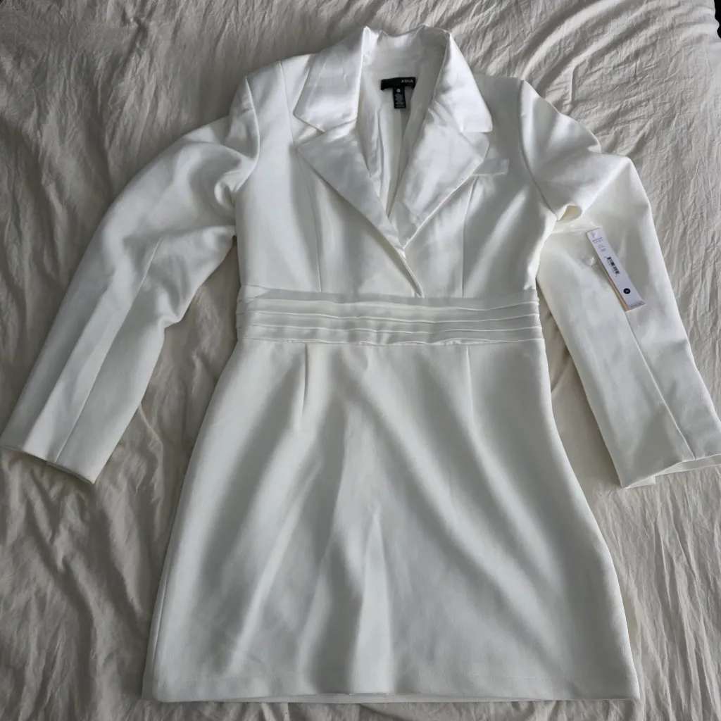 Aqua X Maeve Riley Blazer Suit Dress M - Image 3