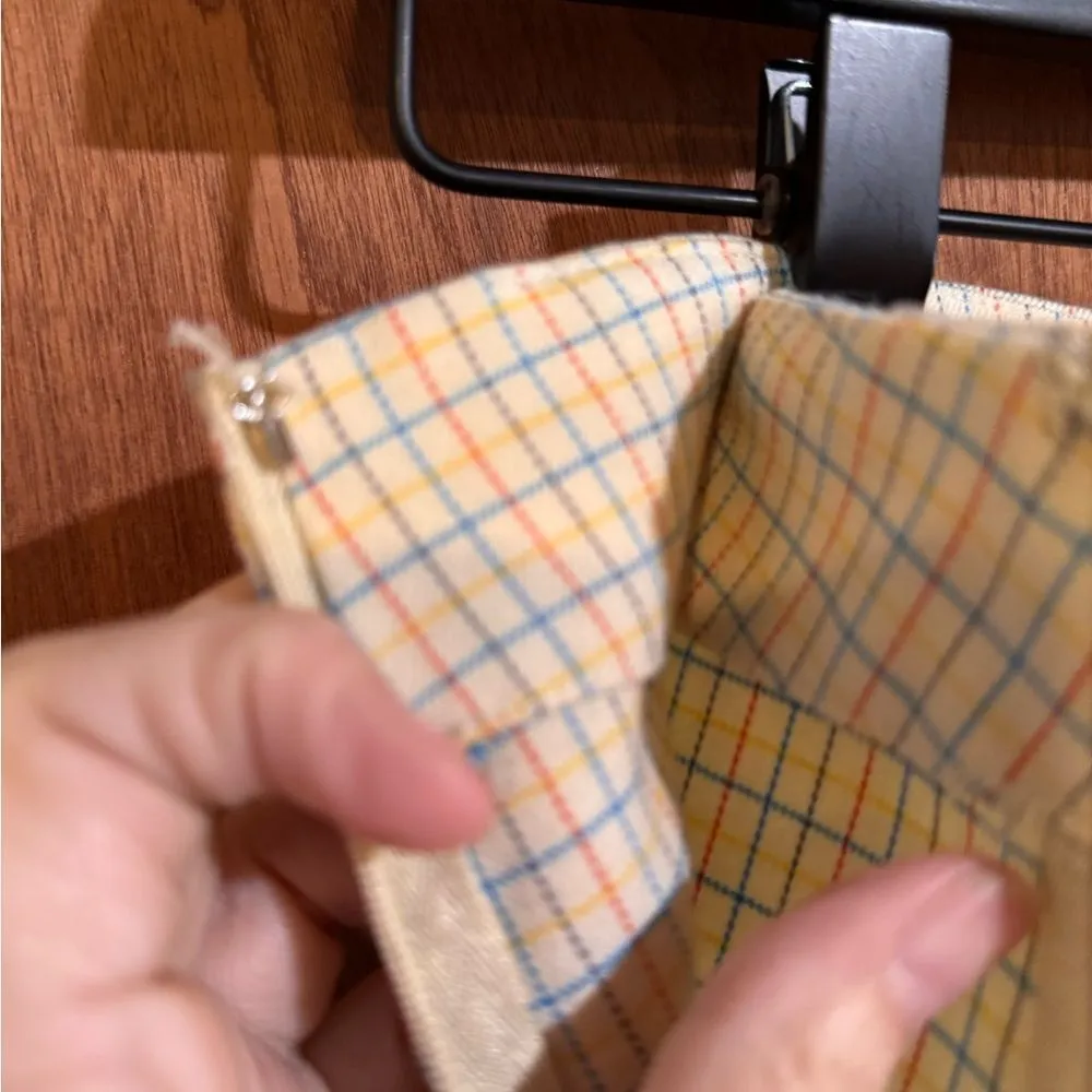 Urban Outfitters yellow Plaid Mini Skirt size M - Image 6