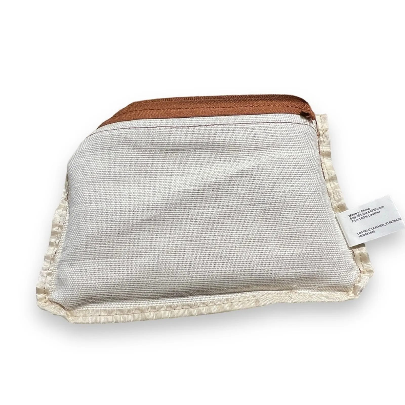 The Sak‎ Wristlet Coin Purse Cosmetics Bag Tan Brown - Image 5