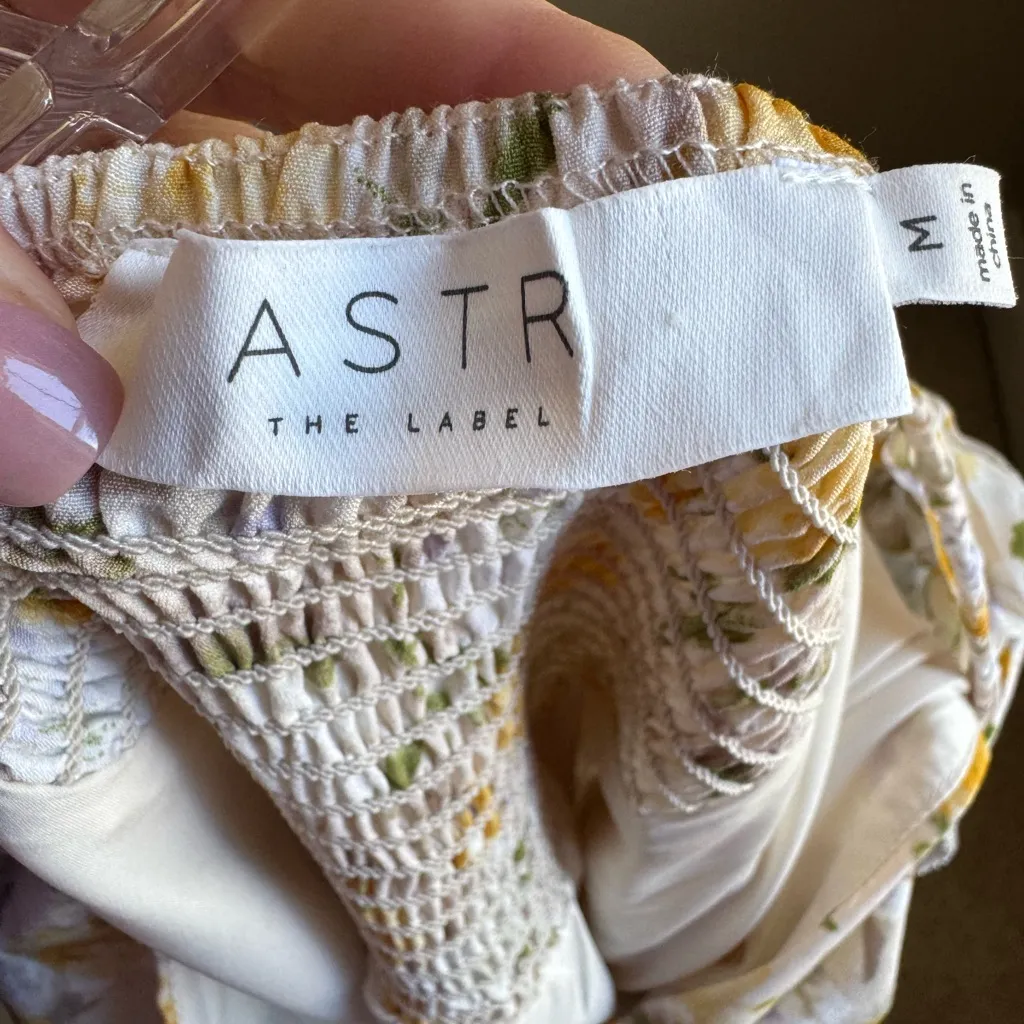 Astr Yellow Multi Floral Mini Dress - Image 2