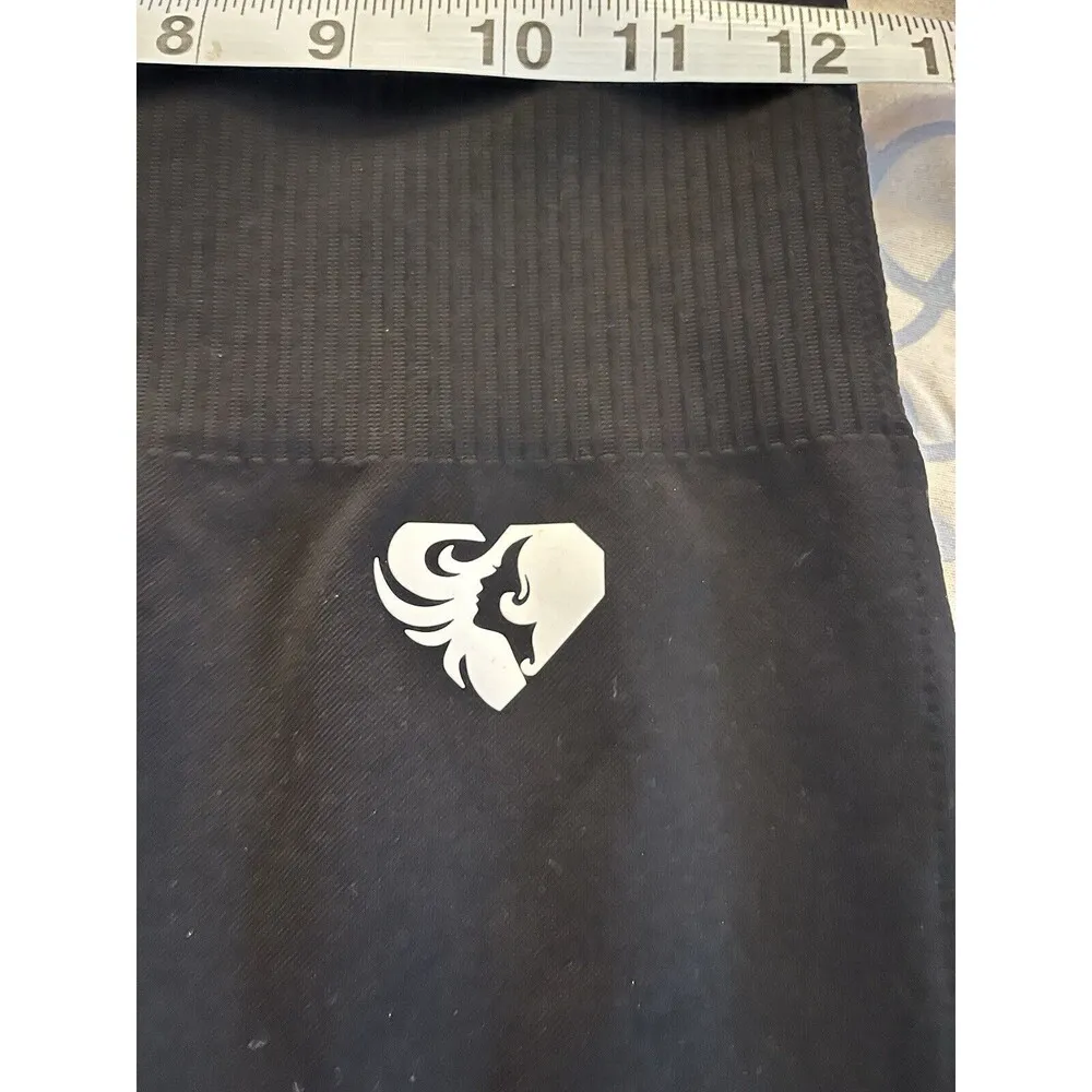 Women’s Best power seamless bicycling shorts biker black Large Brand New - Image 4