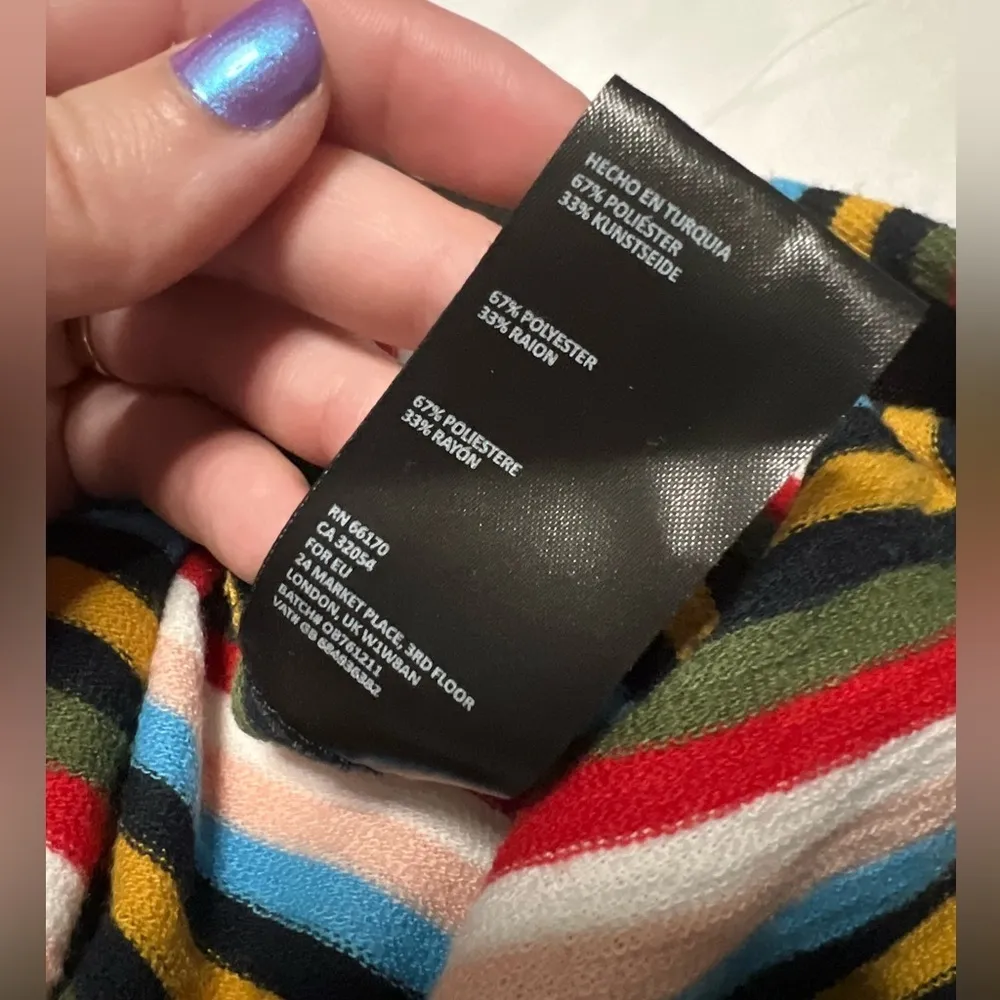 Urban Outfitters Ant Knit Colorful Striped Cropped Pants XS - Image 12