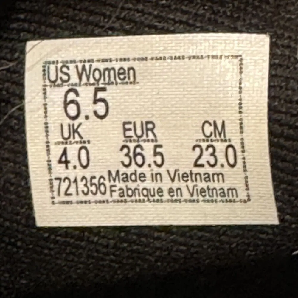 Vans Asher Womens Slip On Multi Checkerboard Black/Roses Skate Shoes Size 6.5 - Image 9