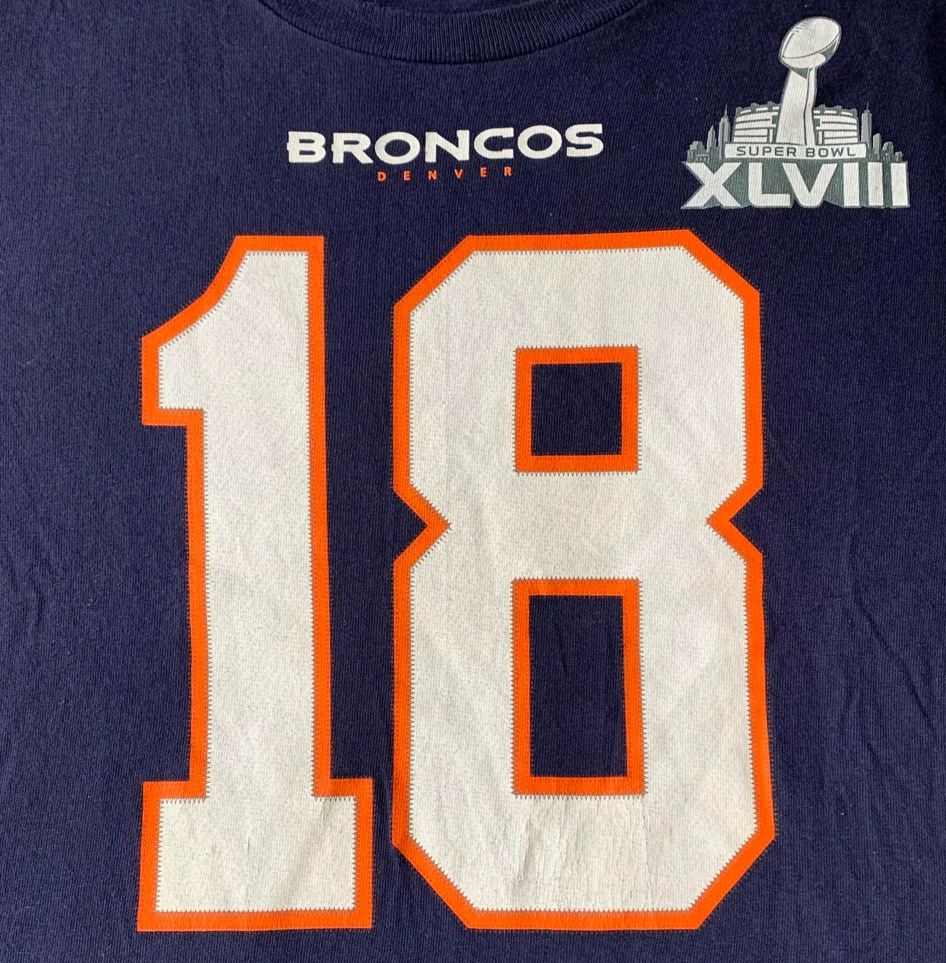 Denver Broncos Manning BLUE T - Image 4