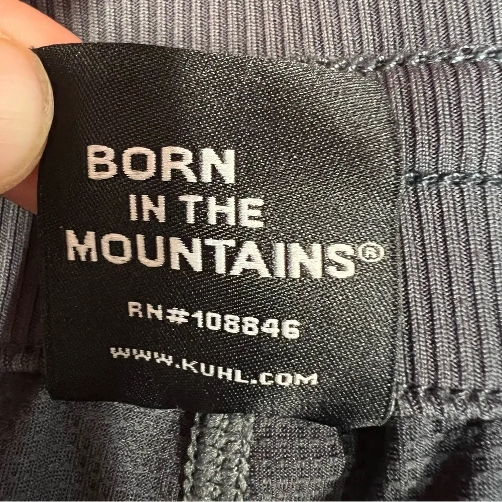 New KUHL Trekr Skort Hiking Skirt RN108846 Outdoor Gray Tech Travel Skort Sz 8 - Image 10