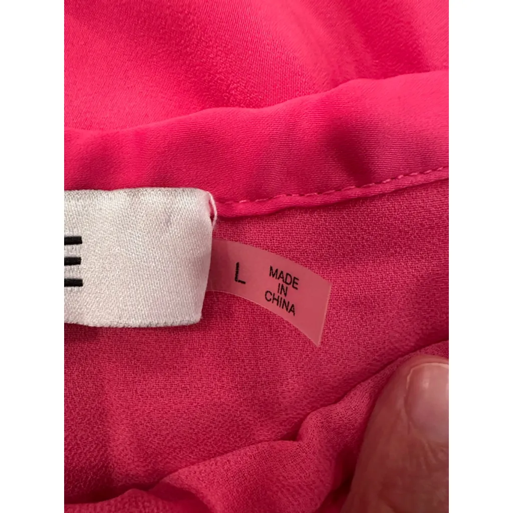 Women's DO+BE Pink Ruffled Mini Skirt L - Image 4