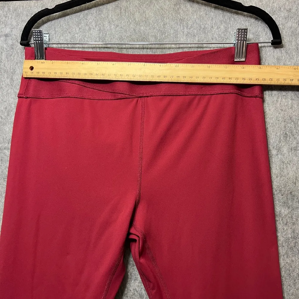 Joy Lab High Waist Yoga Pants‎ Athletic Leggings Stretch Red Large - Image 2