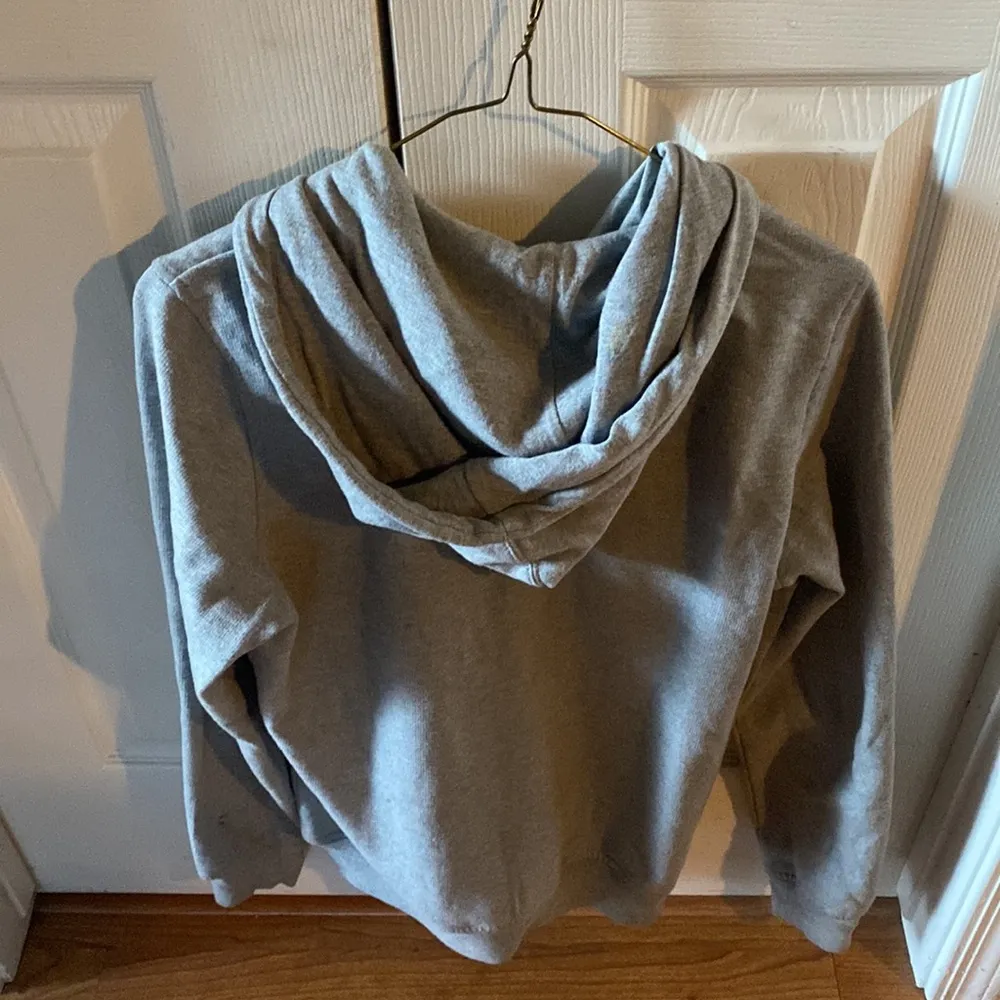 Oakland Raiders NFL Champions Gray Zip-Up Hoodie - Image 4