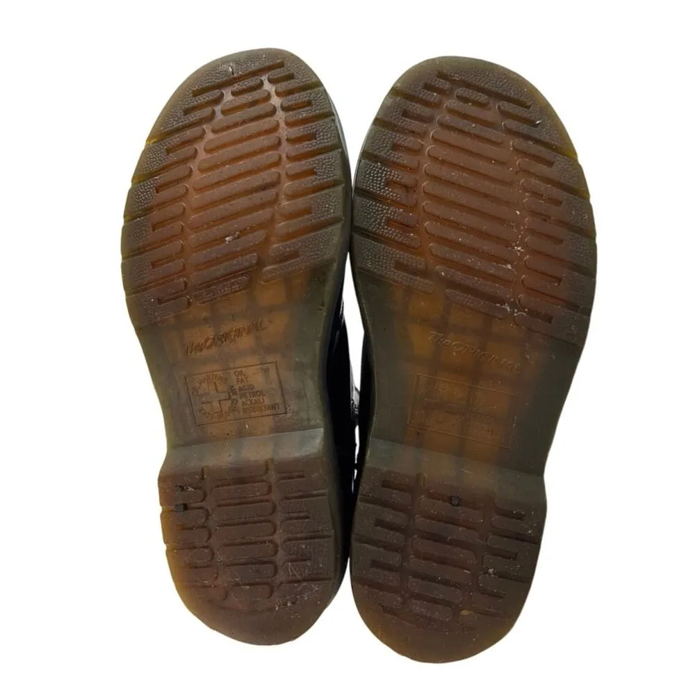 Dr. Martens 2976 Smooth Leather Black Round Toe Slip On Chelsea Boots M-6 W-7 - Image 4