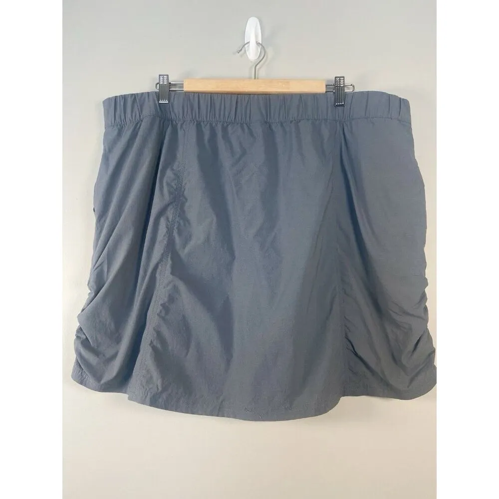 Prana‎ Arch Skort Plus Chalkboard Gray Athletic Size 3X Outdoor Athleisure NWT - Image 5
