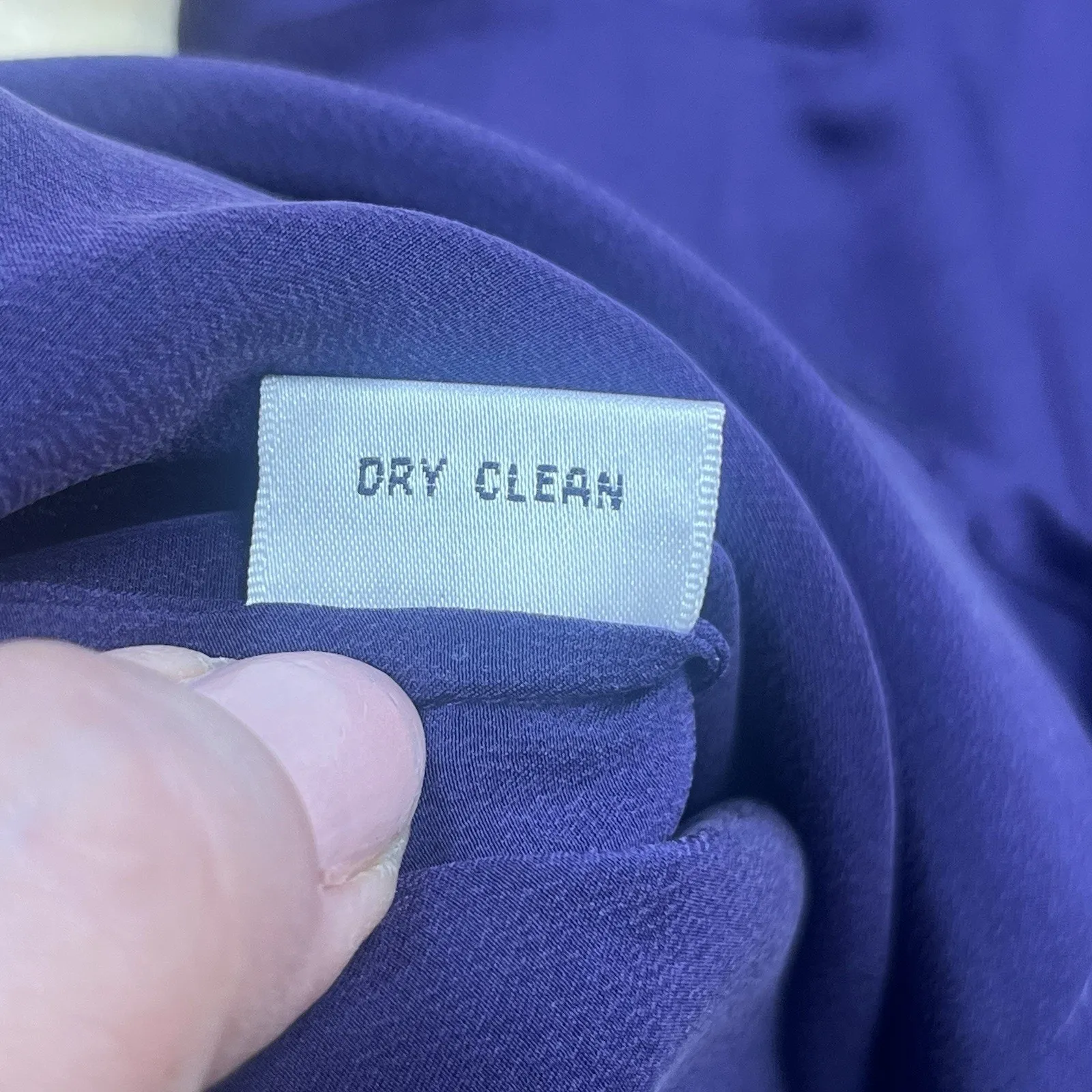 Vintage Talbots 100% Silk Tank Blouse Top Size 2 100% Silk Classic Purple Career - Image 7