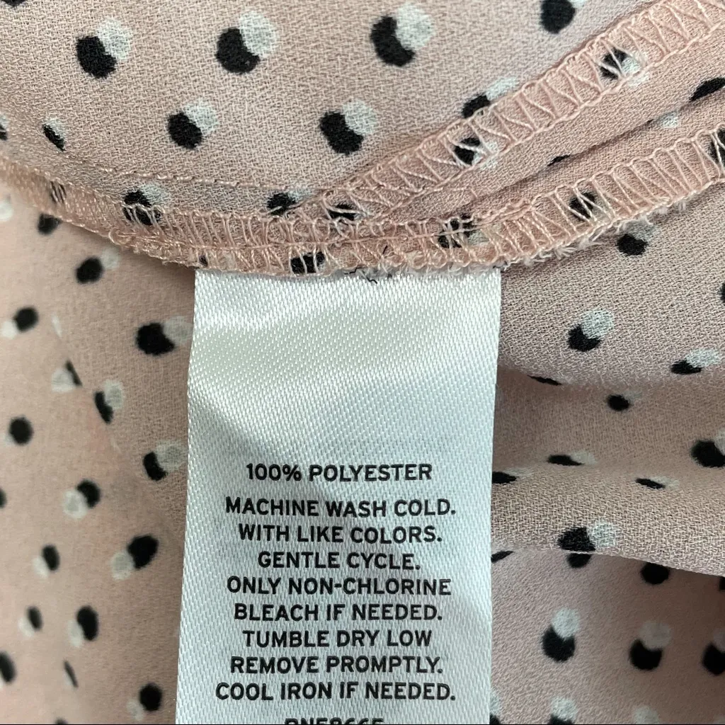 EUC 14th & Union Pink Polka Dot Circular Flounce - Image 7