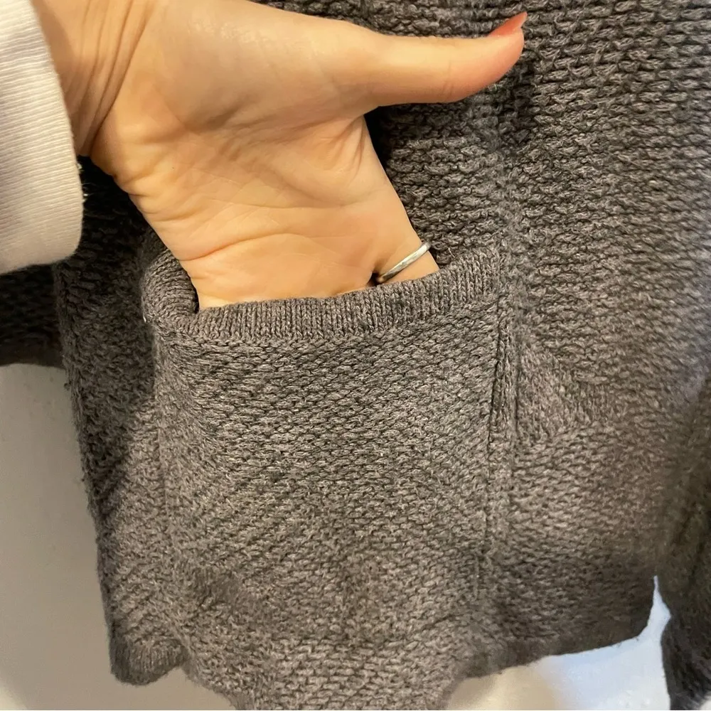 Angel of The North ‘Vielle’ Open Front Textured Cardigan Sweater - Image 6