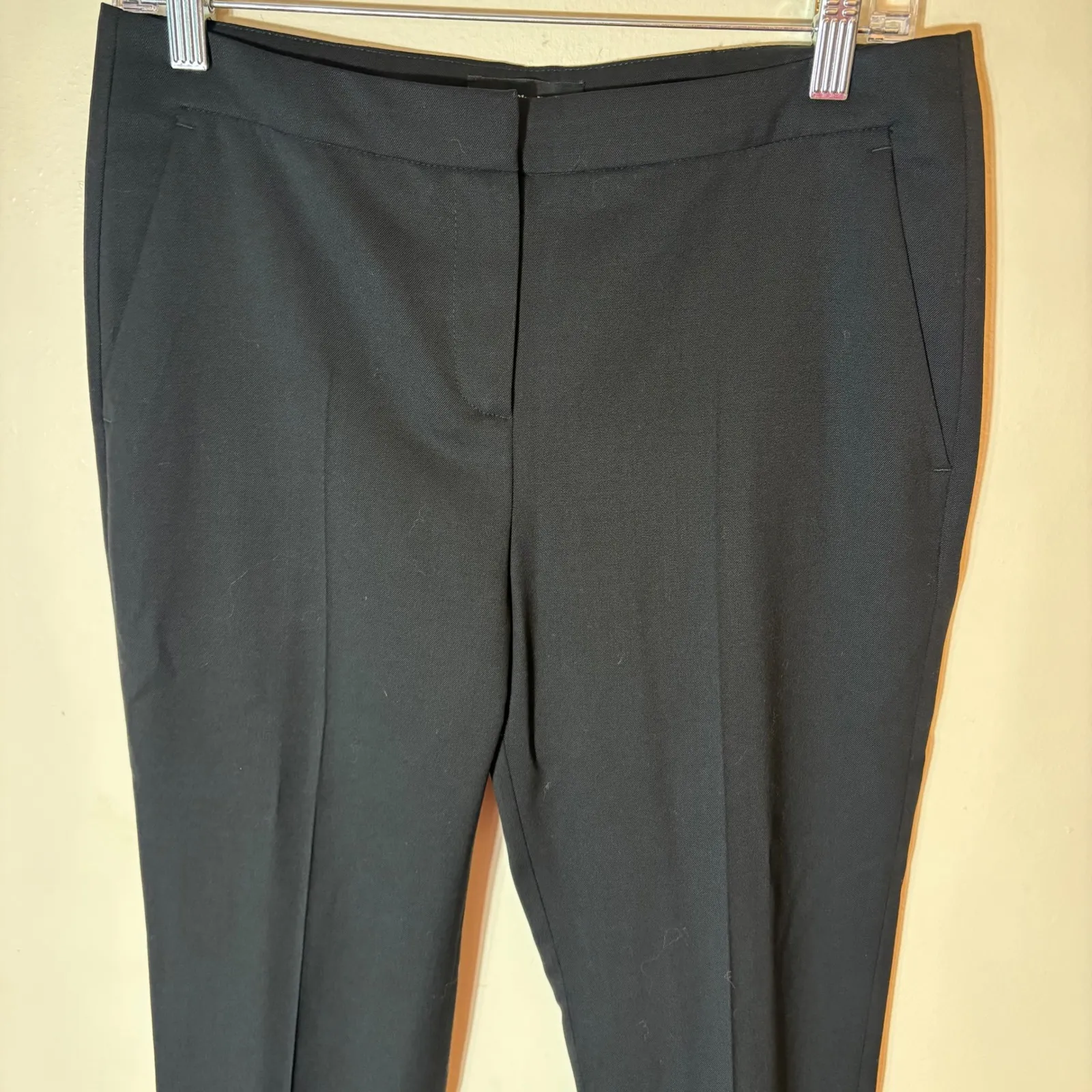 The Kooples Black Wool Blend Tailored Dress Pants Trousers Size EU 38 US 6 - Image 2