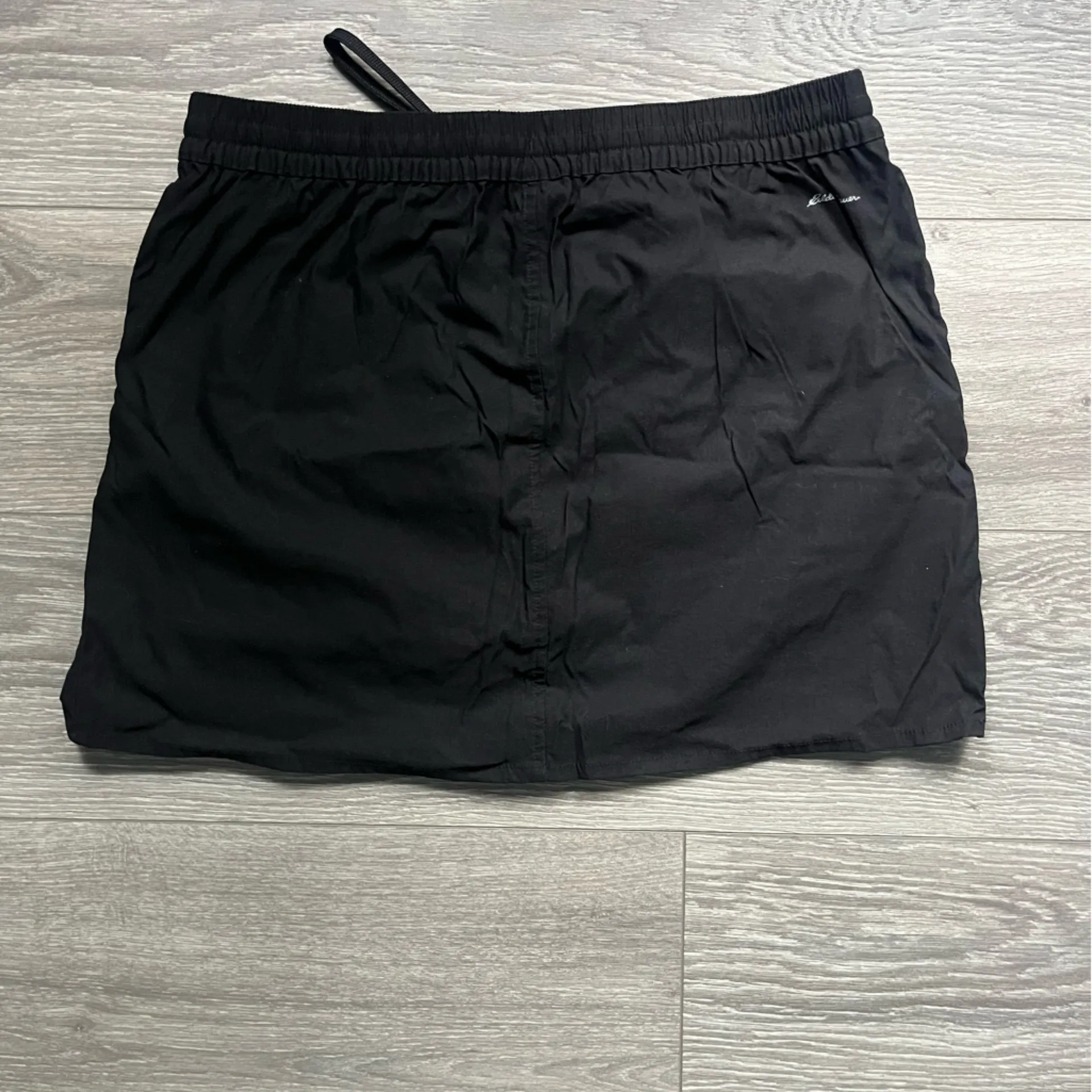 Eddie Bauer  Black Active Short Drawstring Elastic Waist Tennis Running Skort M - Image 2