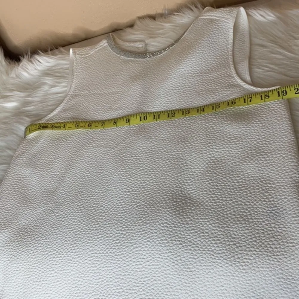 Nordstrom Halogen White Sleeveless Blouse Size Medium - Image 6