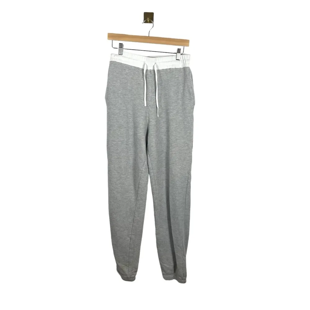 Urban Outfitters Out From Under Waffle Knit Joggers in Grey/White Size M - Image 4