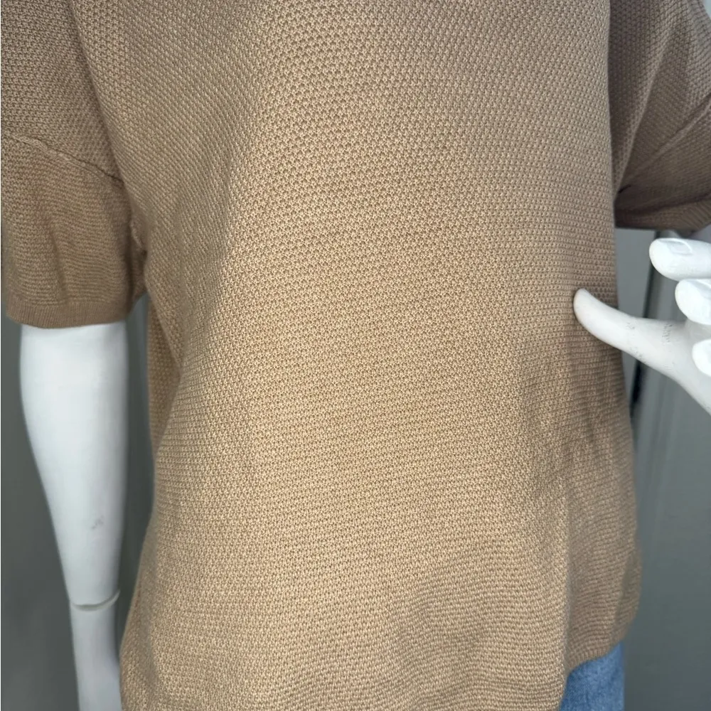 Lillusory Tan Knit Button - Image 6