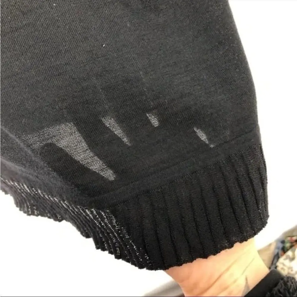 St. John  black wool sleeveless top S - Image 3