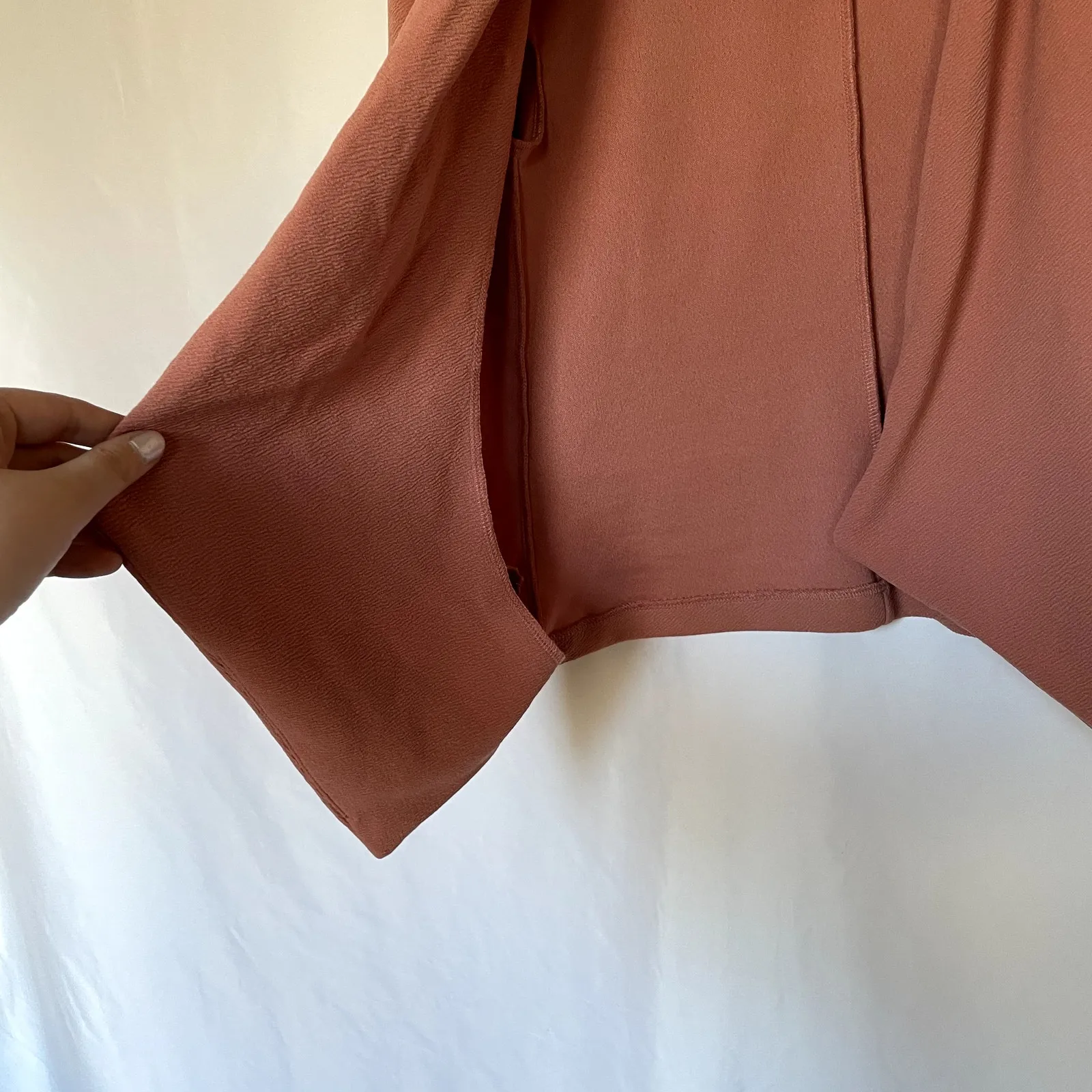 NWT Maurices soft pink business casual blazer women's size small cropped design - Image 5