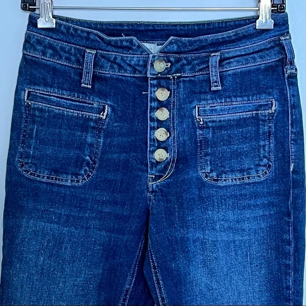 Anthropologie Pilcro and the Letterpress High Rise Slim Jeans Size 26 - Image 4