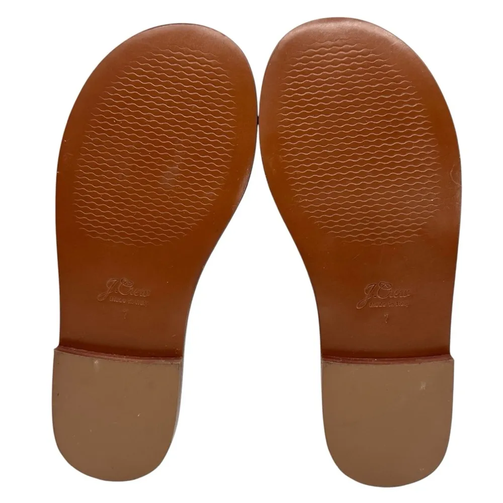 J. CREW MARTA REAL LEATHER Women’s “Made In Italy” Sandals Size 7 Brown - NWOB - Image 15