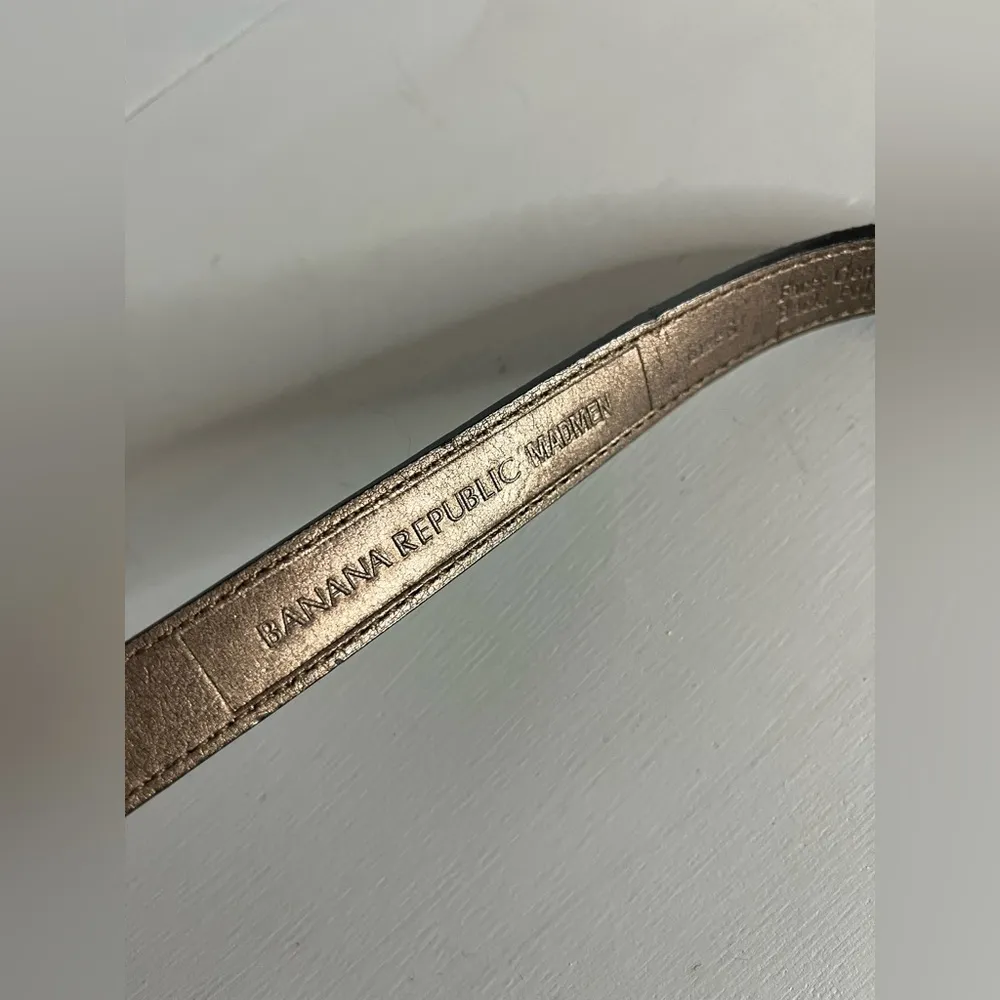 Banana Republic Madmen Cheetah Print Dyed Real Animal Fur Leather Vintage Belt S - Image 4