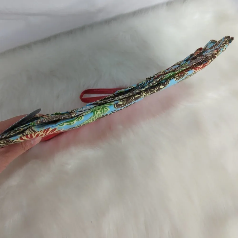 Mud Pie  Blue Paisley Clutch‎ - Image 5