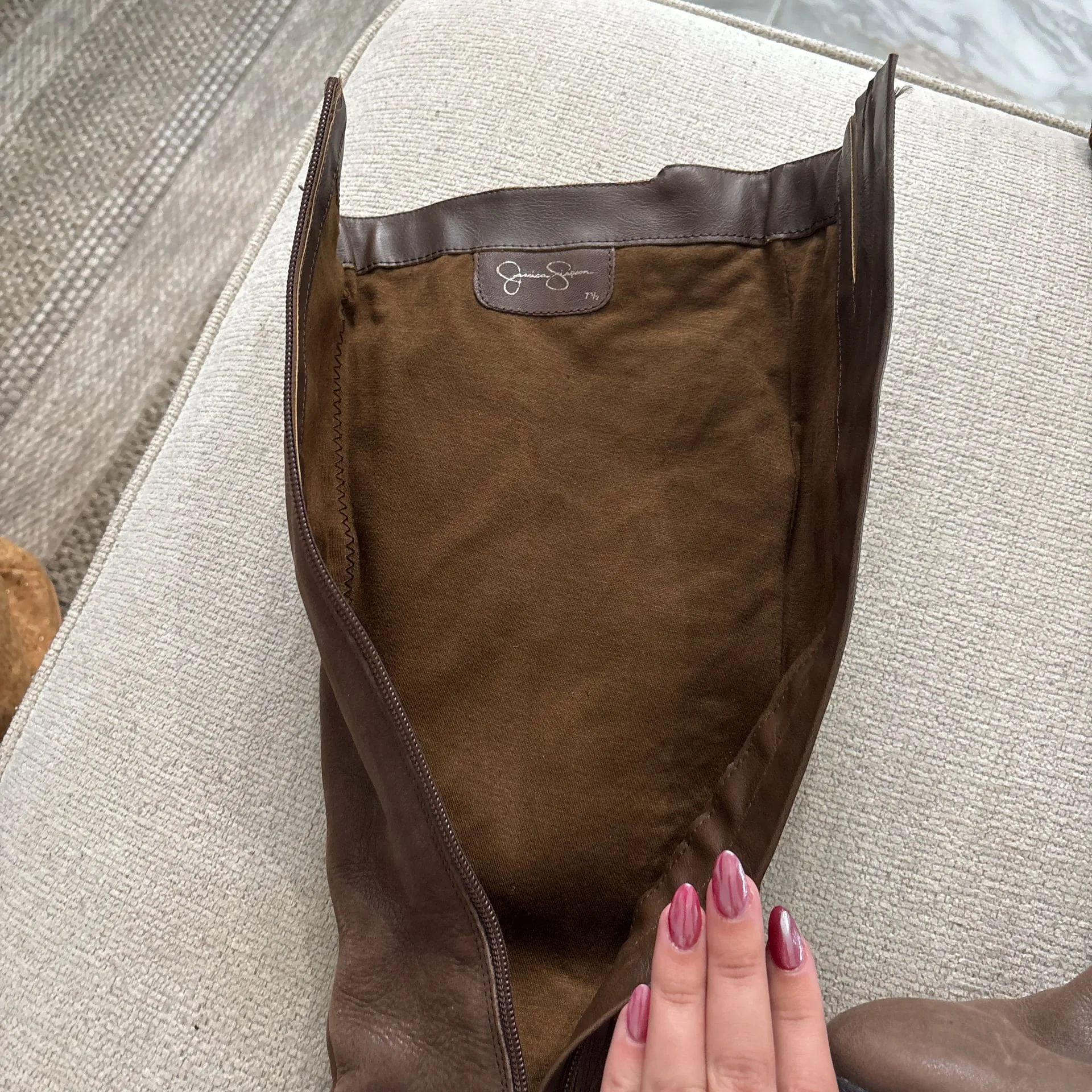 Jessica Simpson Ellister Studded Buckle Knee High Boots - Image 8