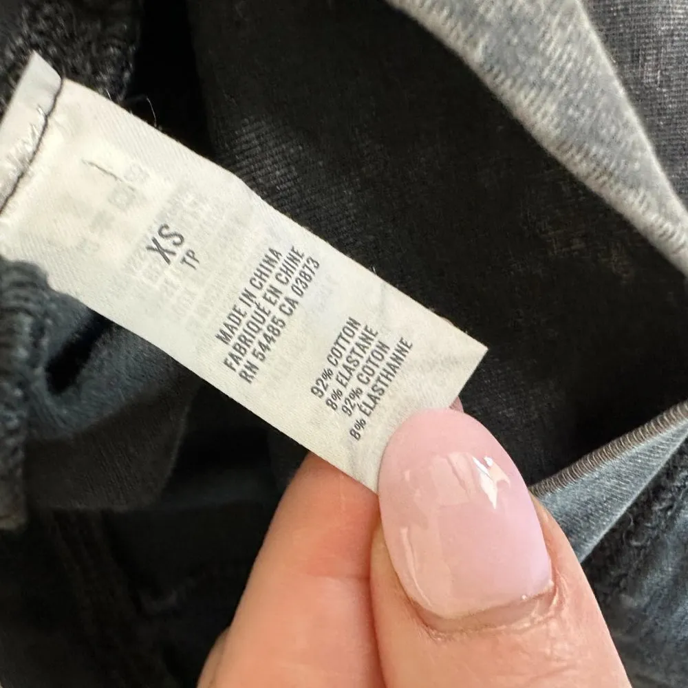 Aerie Black Mineral Wash Leggings Women's XS - Image 5