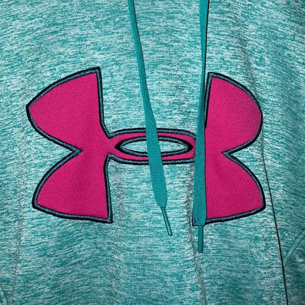 Teal UA Storm Hoodie - Image 2