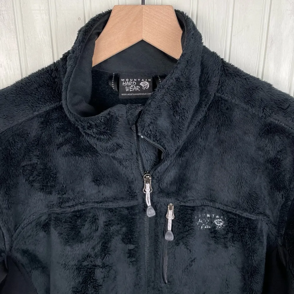 Mountain Hardwear Women's Pyxis Tech Furry Fleece Jacket Black Size Medium - Image 3