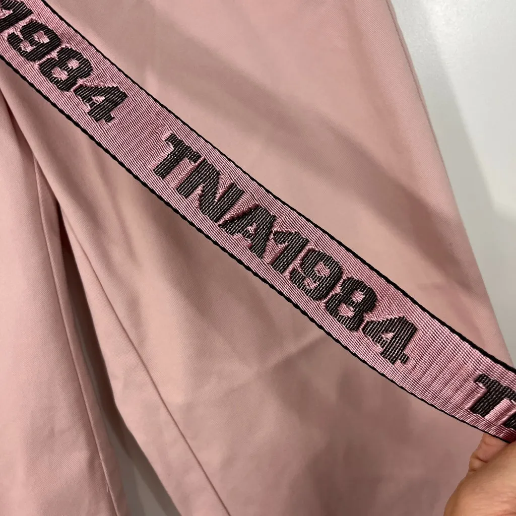 TNA Aritzia Size 4 Pink Skater Pants with Belt - Image 11