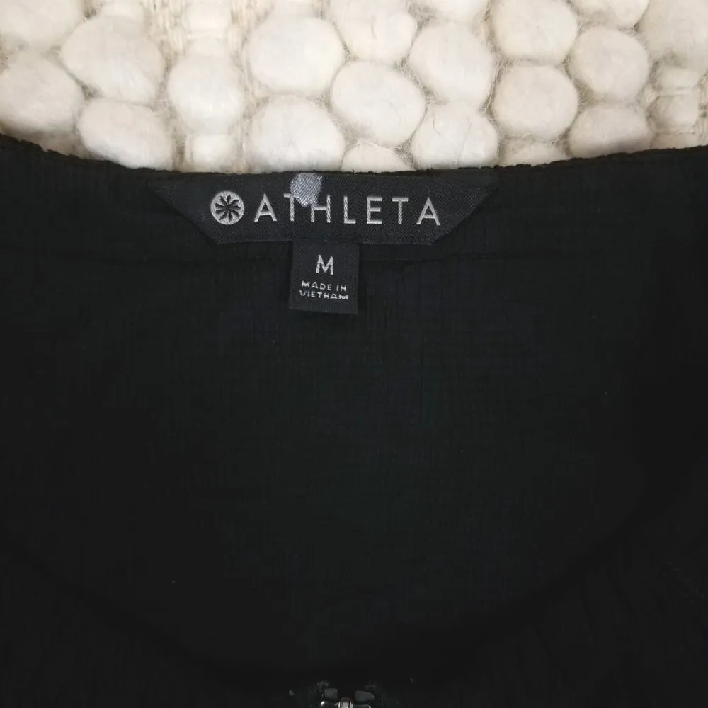 Athleta Avenue Lightweight Full-zip Jacket Black Sz Medium - Image 8