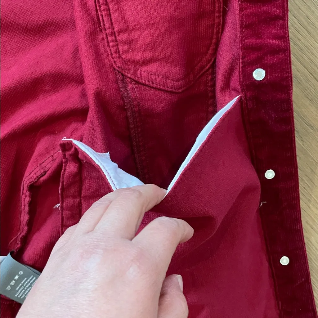 Torrid Corduroy Sherpa Collar Trucker Jacket Size 1 - Image 15