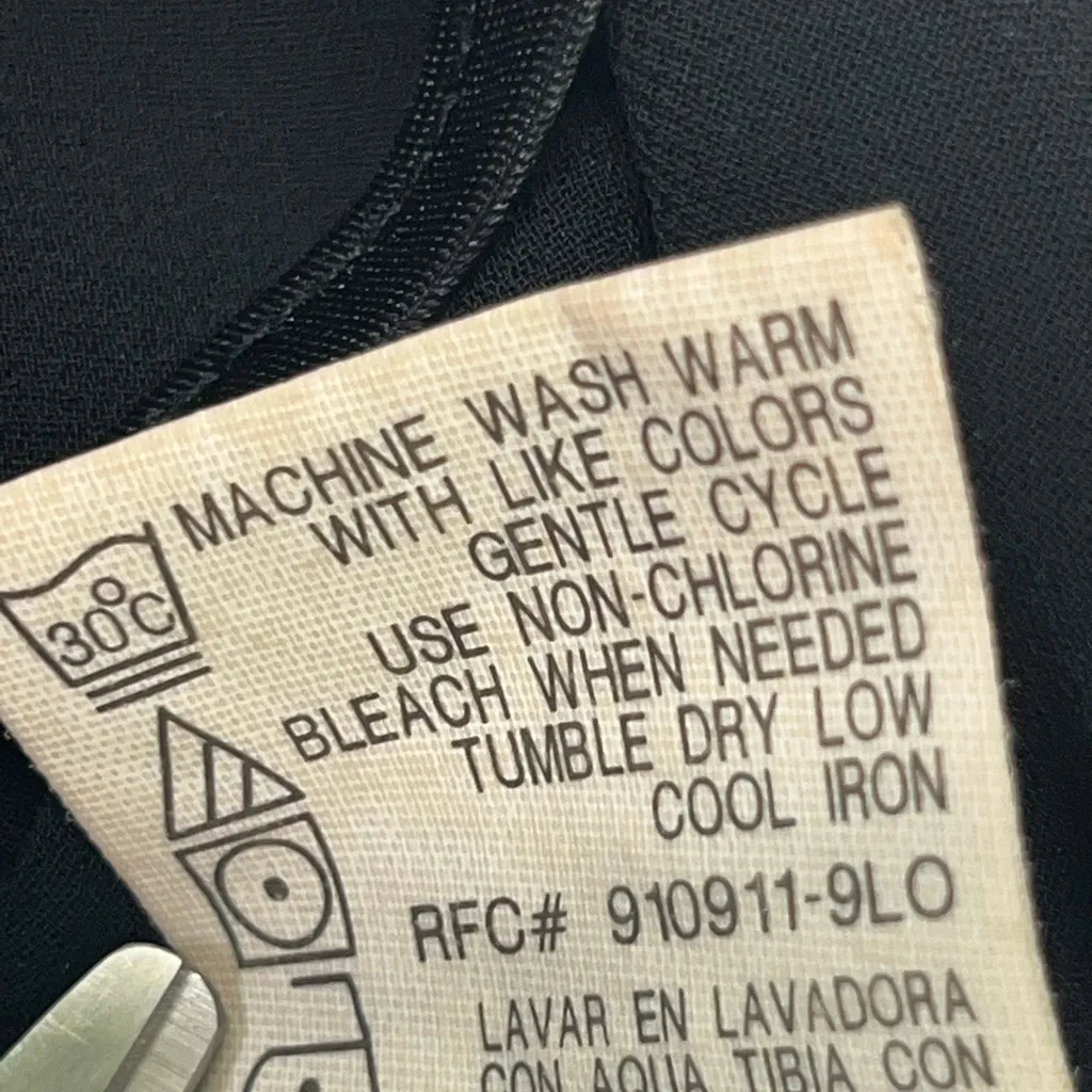 Secret Treasures‎ Chemise with Satin Finish Bows LG Black PREOWNED - Image 6