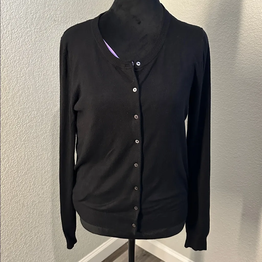 Mango Elegant Black Women's Button up Cardigan - Image 2
