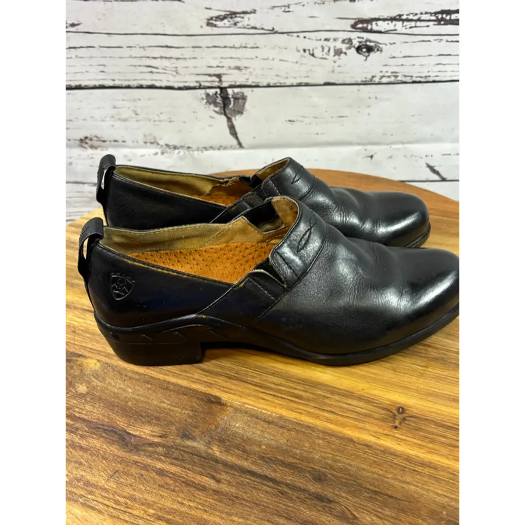 Women's Ariat Black Leather Mules & Clogs Size 7.5 - Image 2