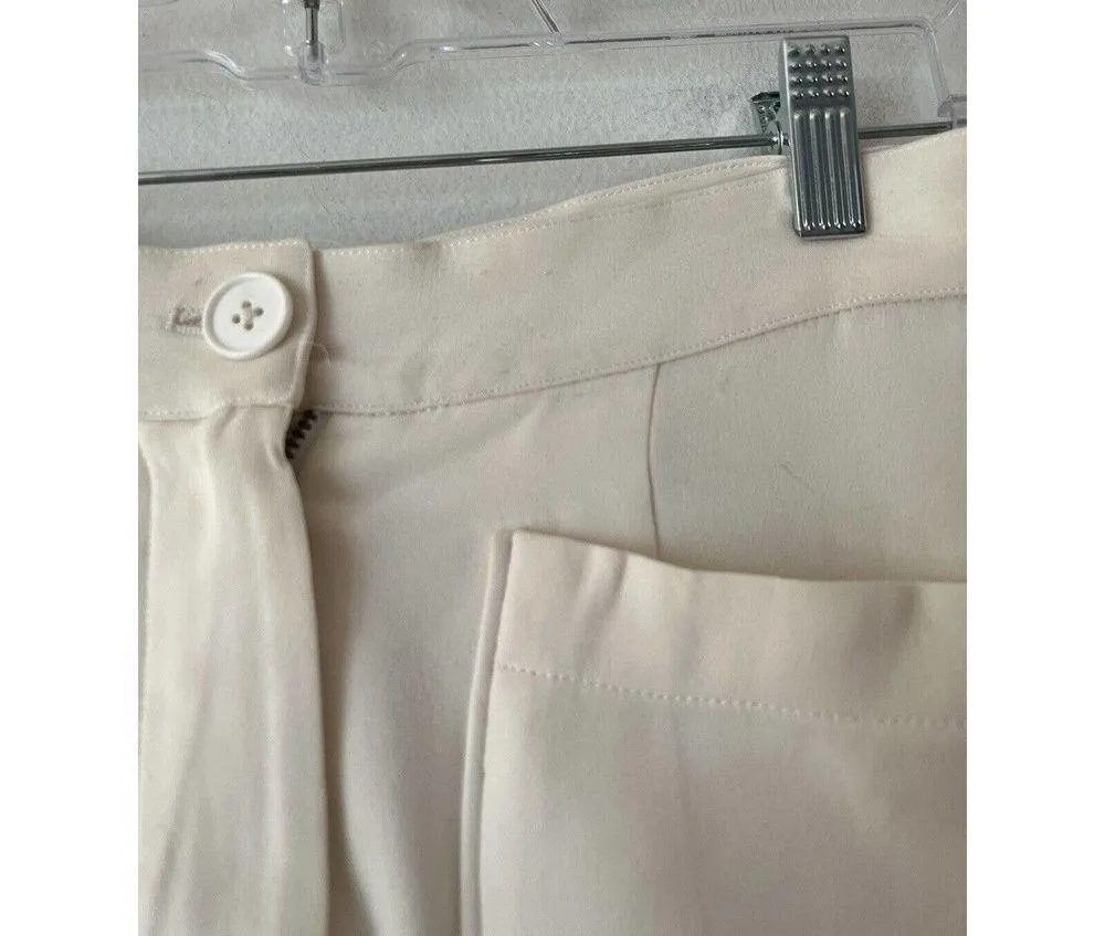 Yigal Azrouel Off White Vintage High Rise Modest Shorts Womens Size 0 - Image 4