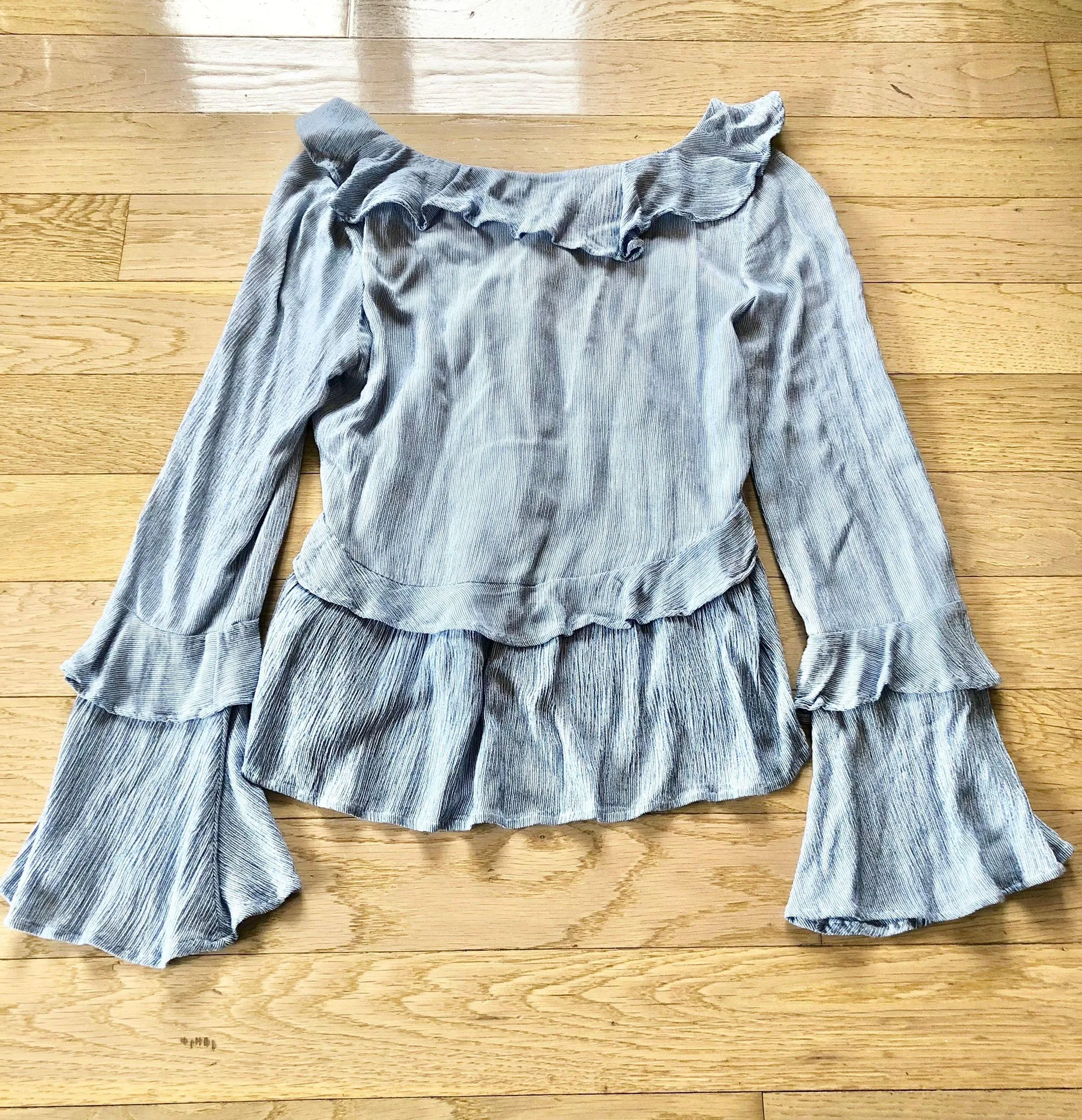 American Eagle Blue Blouse - Image 3
