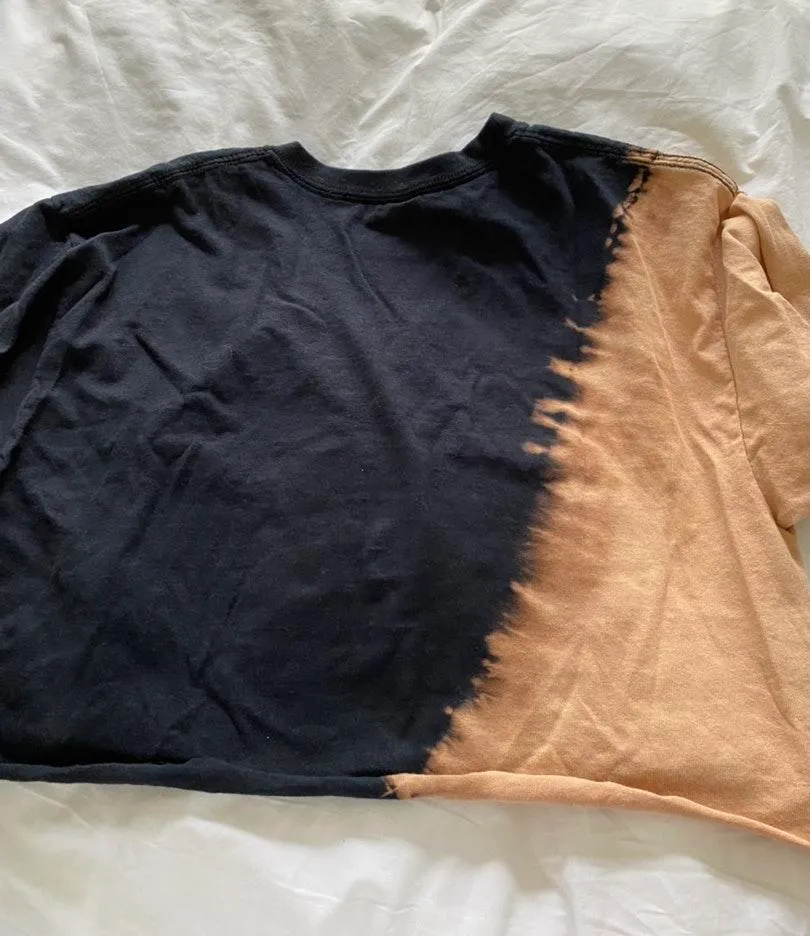 Forever 21 AC/DC Half Bleached Cropped Tee - Image 2