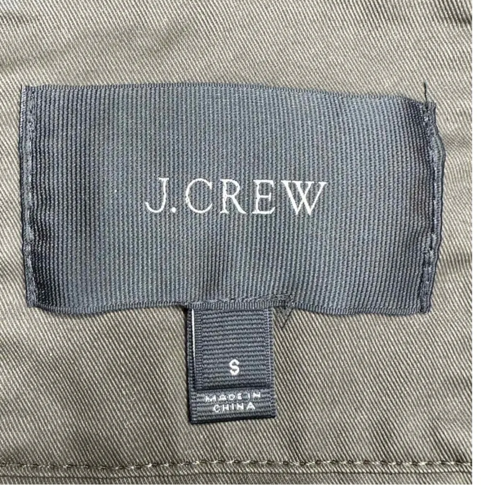J.Crew  Olive Zip-Up Jacket Size S - Image 5