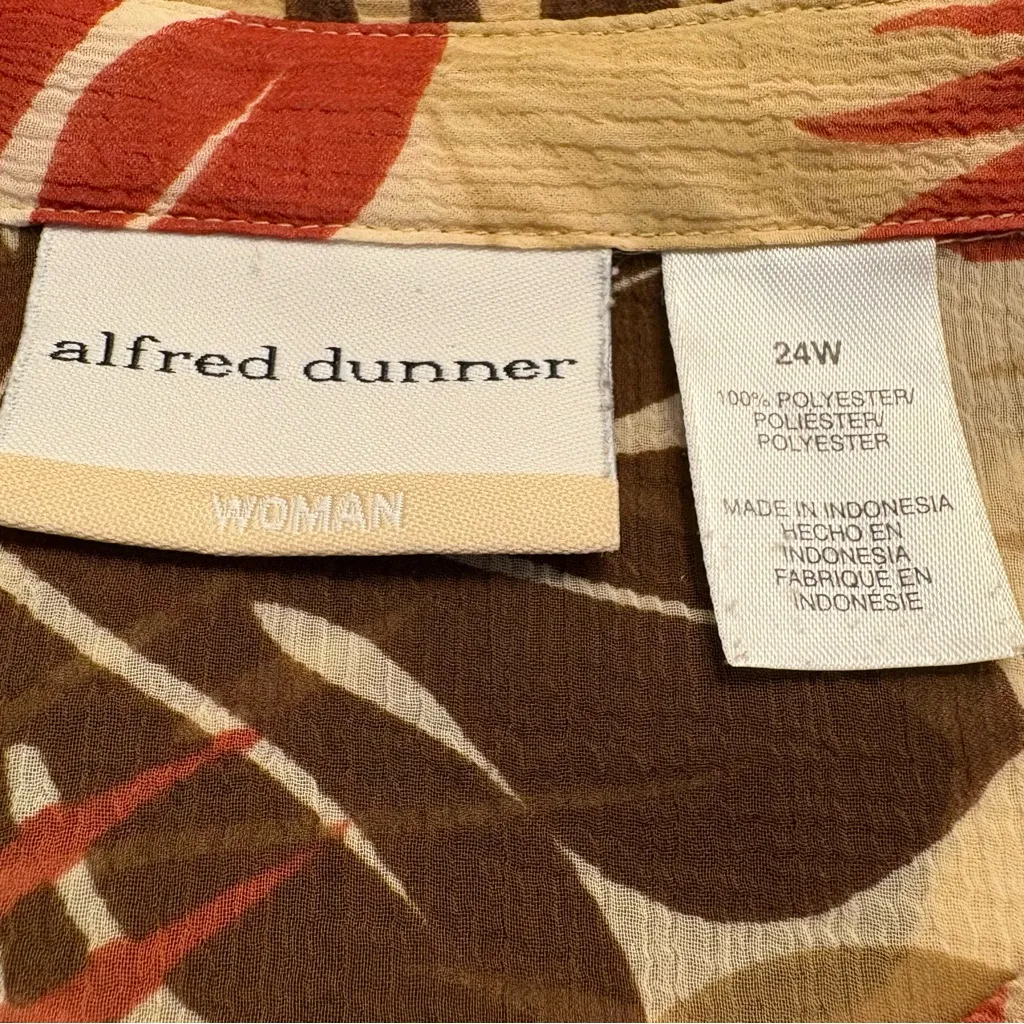 Alfred Dunner Women’s 24W Autumn Leaf Button - Image 5