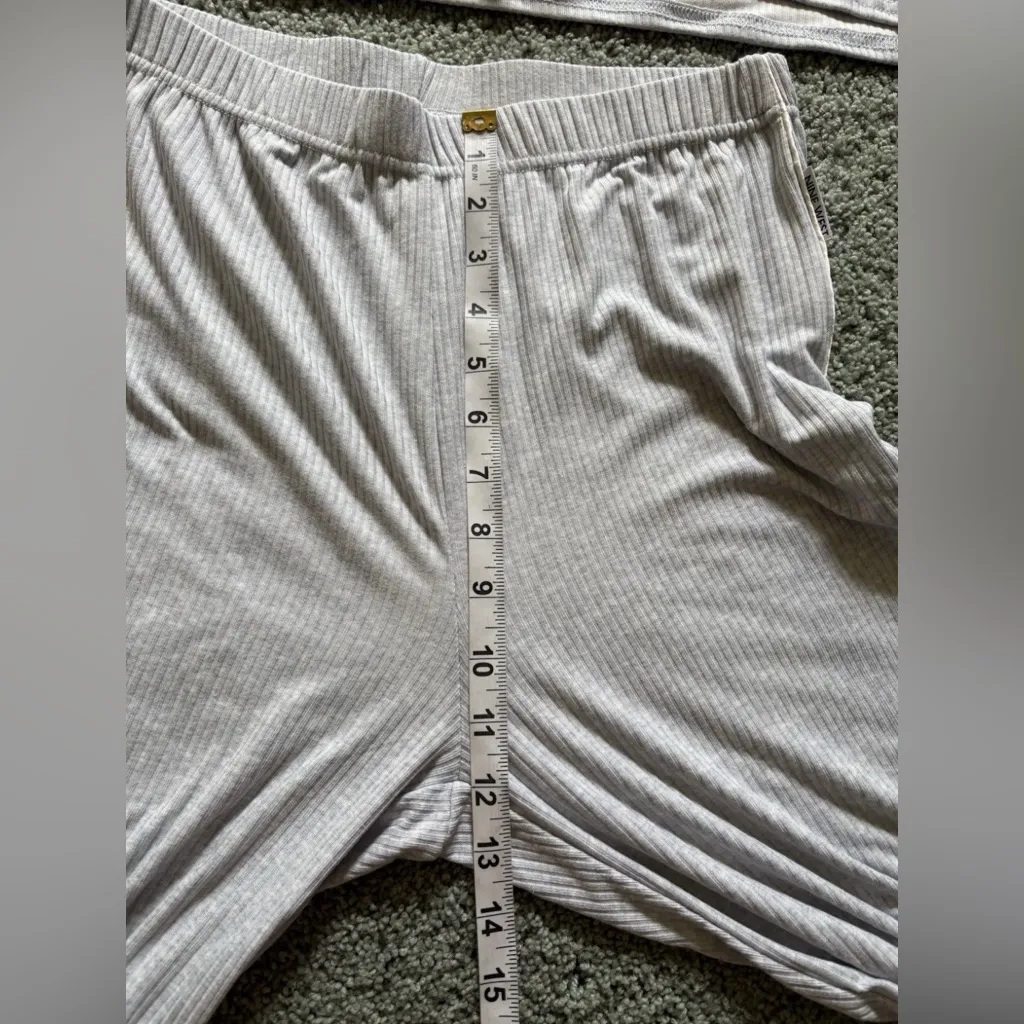 Nine West Oh So Soft Pajamas Gray Sleepwear Set Top Size XL Bottoms Size L NWT - Image 10