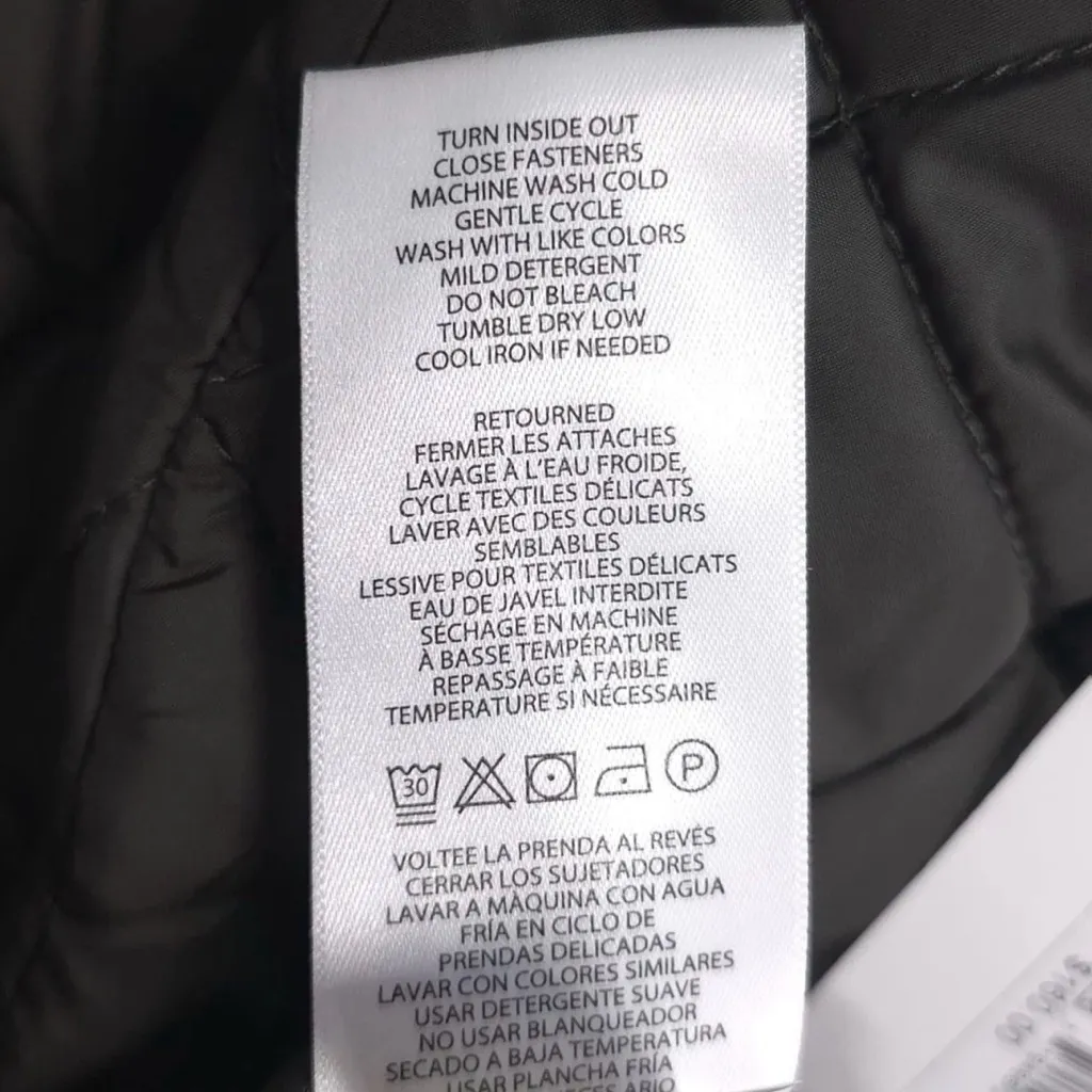 LAUREN RALPH LAUREN New MEDIUM Vest Crest-Patch Diamond Quilted Green Army Women - Image 4