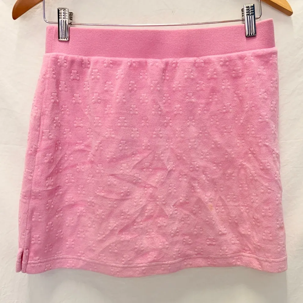 Teddy Fresh Baby Pink Velour Teddy Embossed Tracksuit Set Small Y2K Paris Hilton - Image 8