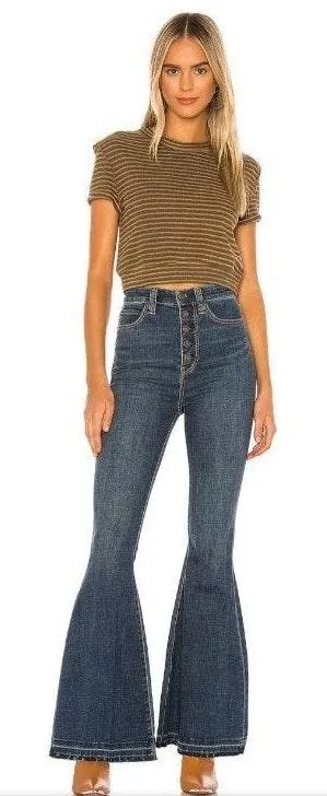 Free People Irreplaceable Flare Jeans - Image 2
