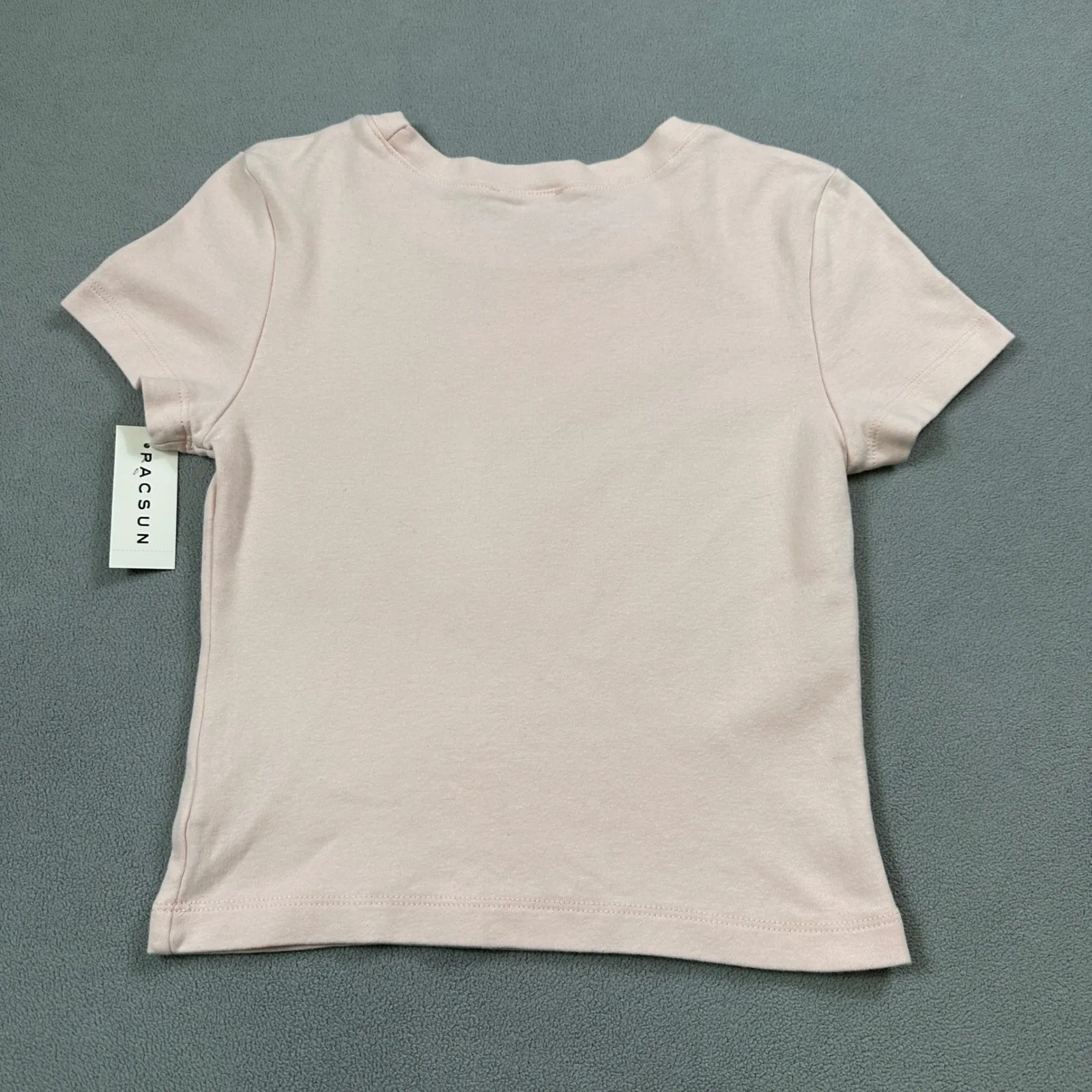 NWT Third Charm Shirt S Womens Light Pink Star Graphic Crew Neck Pacsun Tee SS - Image 2