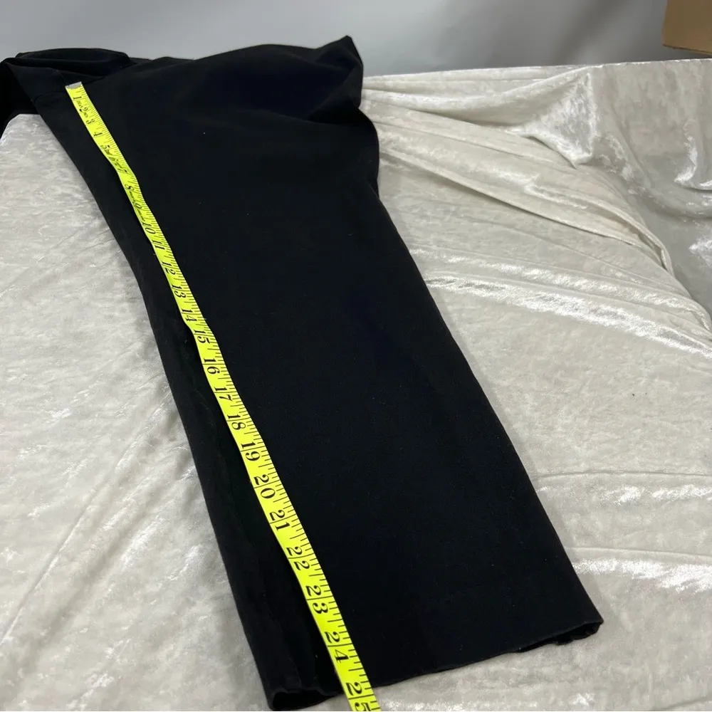 Spanx  xl black polished pull on pants - Image 10