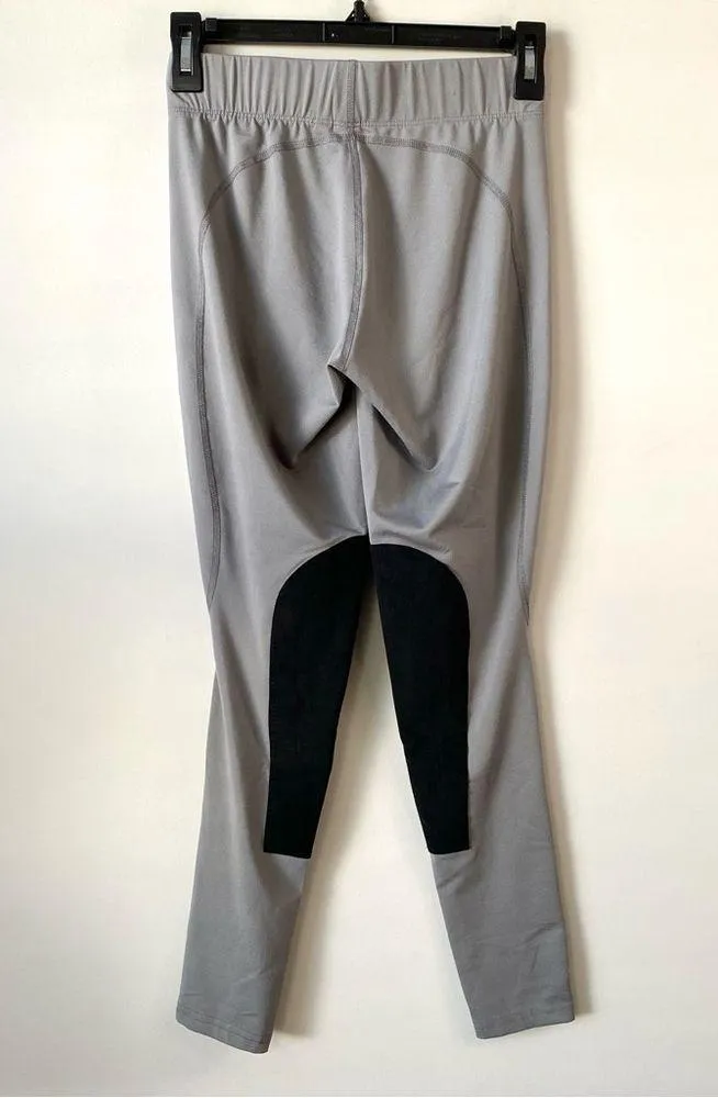 Kerrits Flow Rise Knee Patch Performance Tights Gray S - Image 5